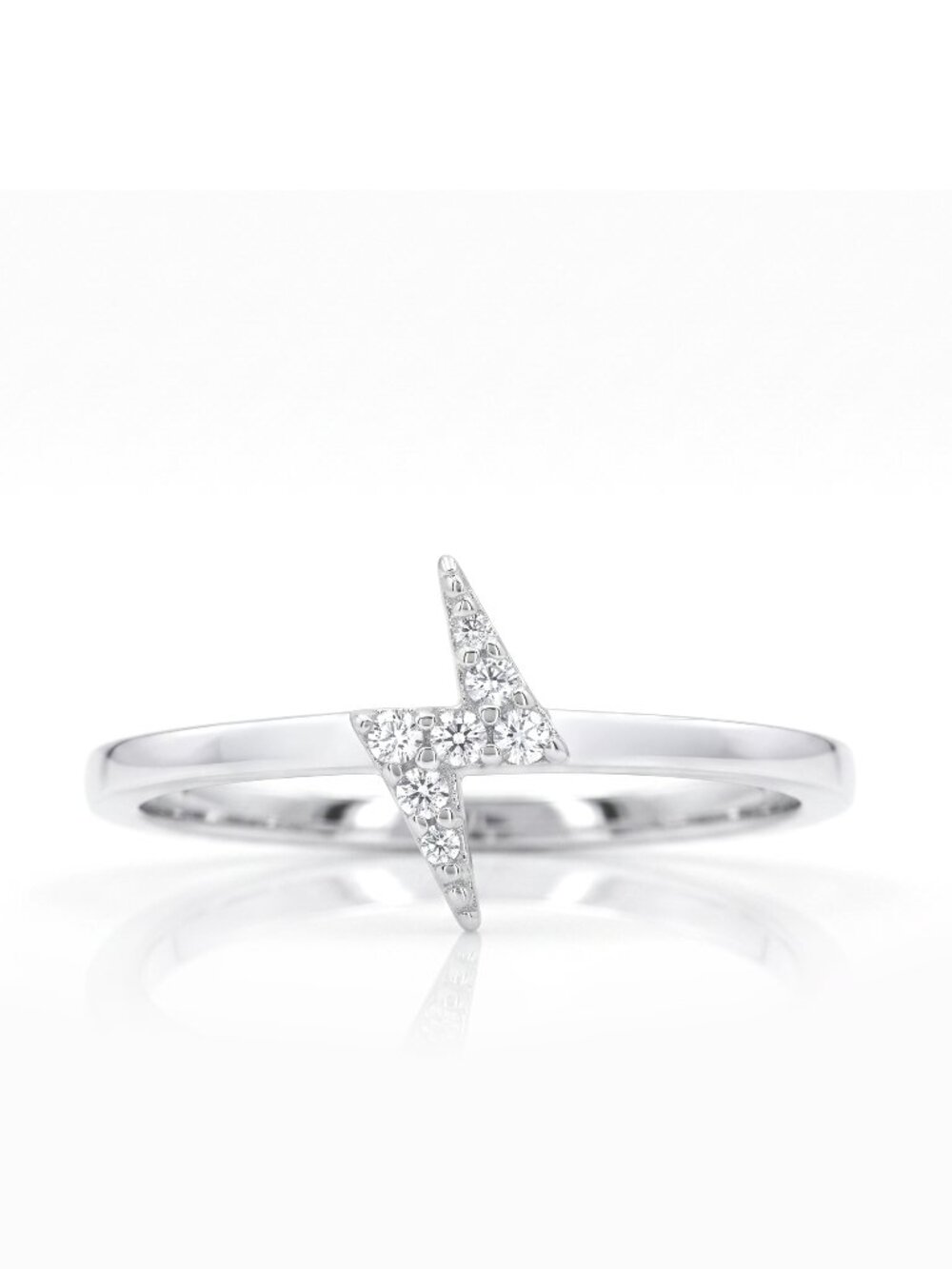 Harry Potter Lightning Bolt Scar Ring, solid 925 Sterling Silver